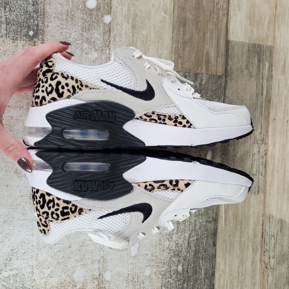Nike Air Max Excee Womens Shoes Sz 7.5 Summit White Hemp Black Lace Up Sneakers - Picture 7 of 11